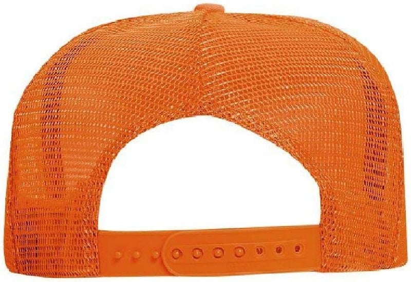 OTTO Polyester Foam Front 5 Panel High Crown Mesh Back Trucker Hat - Image 4