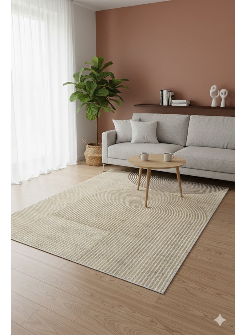 Modern 3D Design Carpet Alternative - 160x230 cm - Anti-Slip Backing - Washable Area Rug - Image 1