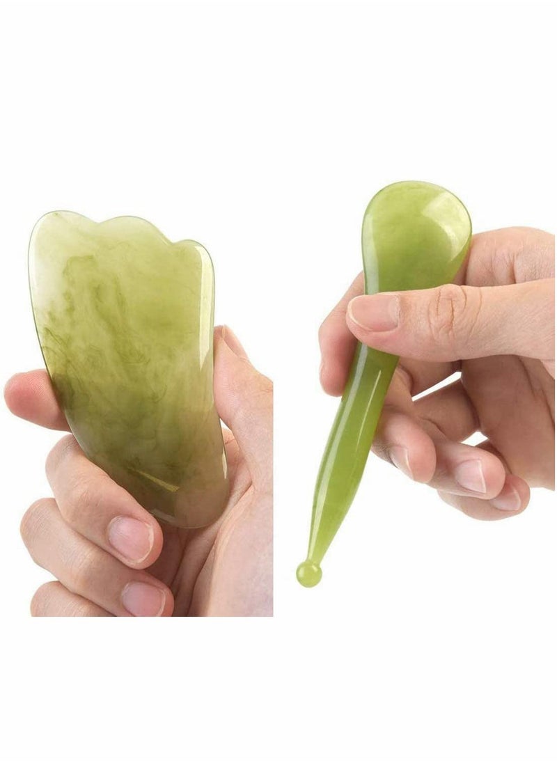 Gua Sha Scraping Massage Tool,  7 in 1 Chinese Gua Sha Kit for Facial Neck Arms Body Legs Back