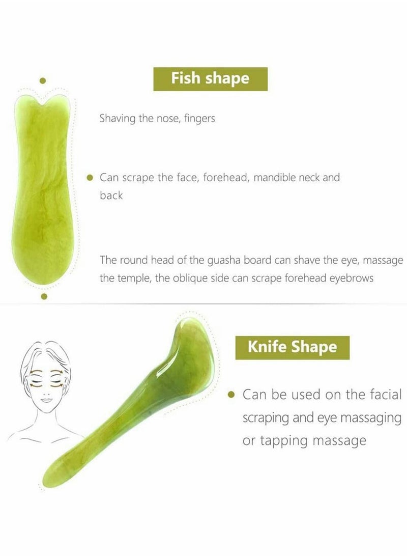 Excefore Gua Sha Scraping Massage Tool,  7 in 1 Chinese Gua Sha Kit for Facial Neck Arms Body Legs Back  - Image 5