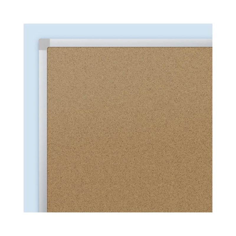 Mead Classic Cork Bulletin Board, 24" x 18", Corkboard, Aluminum Frame (85360) - Image 4