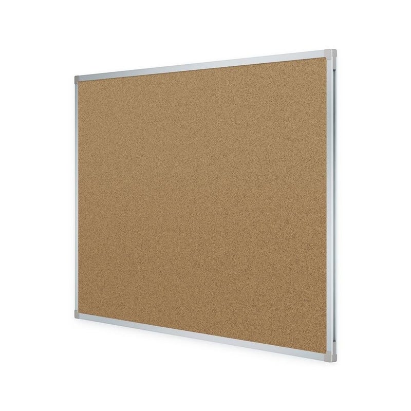 Mead Classic Cork Bulletin Board, 24" x 18", Corkboard, Aluminum Frame (85360) - Image 3