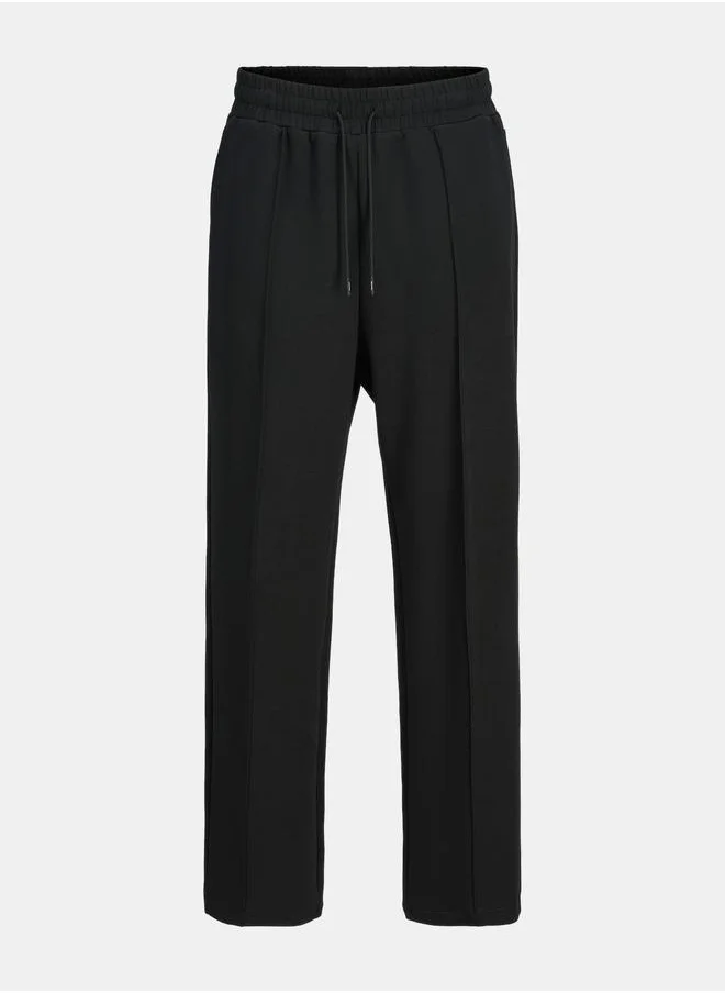 جاك اند جونز Wide Leg Mid Rise Loopback Joggers