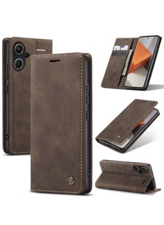 CaseMe For Xiaomi Redmi Note 13 Pro Plus Cover, Soft PU Leather Shockproof Mobile Phone Wallet Case, Full Body Protective Flip Cover Magnetic Adsorption Back Cover  - Image 1