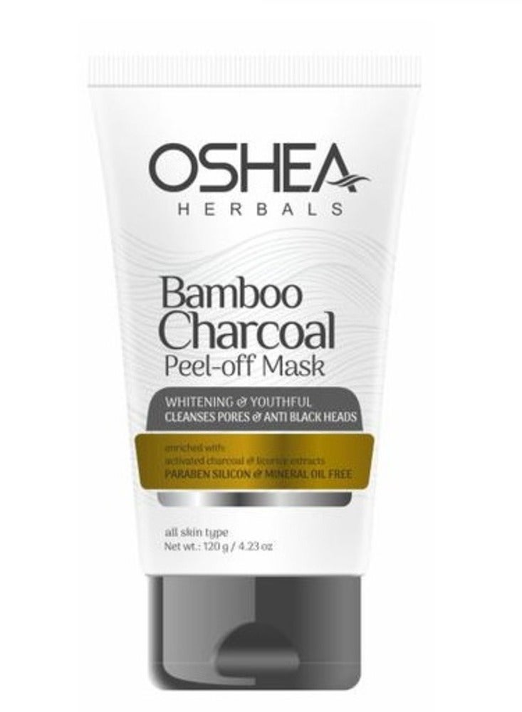 OSHEA Herbals Bamboo Charcoal Peel Off Mask 120 g - Image 1