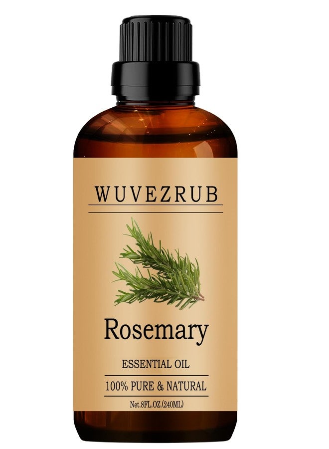 Wuvezrub Rosemary Essential Oils, 240ML Pure and Natural Essential Oil for Aromatherapy Diffuser - Rosemary /8 Fl Oz - Image 1