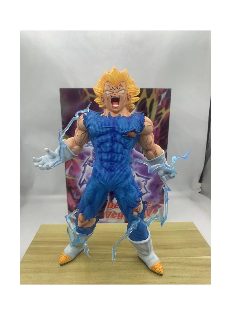 Anime Character Hero BT Crazy Demon Bei GK Model Figure Transformed Into Vegeta Anime Figure Ornament Gift 28cm - Image 2