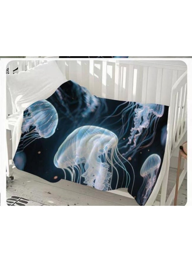 general Children's or student cartoon flannel thin blanket (warm and comfortable, suitable for sleep, games) 100cm*150cm - 798 - Image 3