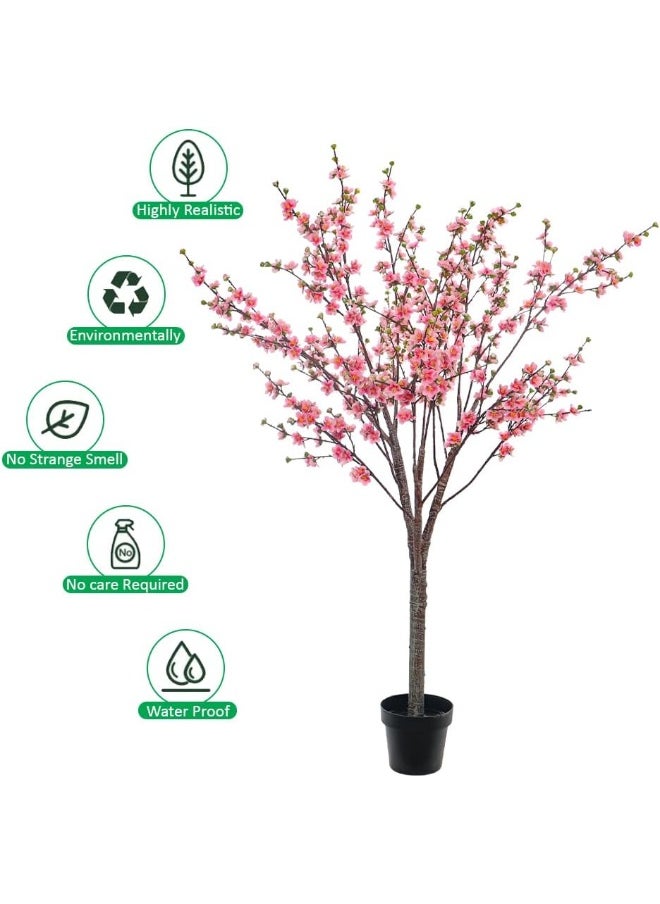 YATAI Decor Fake Cherry Blossom Sakura Flower Artificial Tree in Plastic Pot for Home Garden Office Decoration Artificial Plants Fake Tree Fake Plants - pzsku/Z1E34DD7FC71F68F9F23EZ/45/_/1729834053/b246372f-cff5-44bc-9238-f9c7a3a6f21a