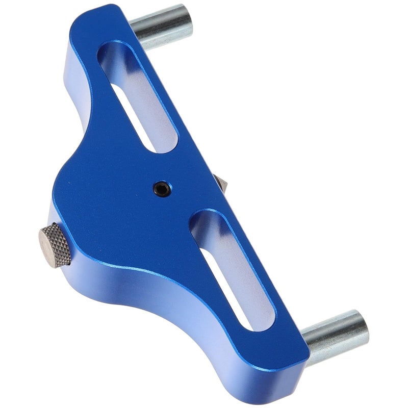 Aluminum Alloy Offset Marking Tool 95mm for Precise Woodworking Center Finder Gauge - Image 2