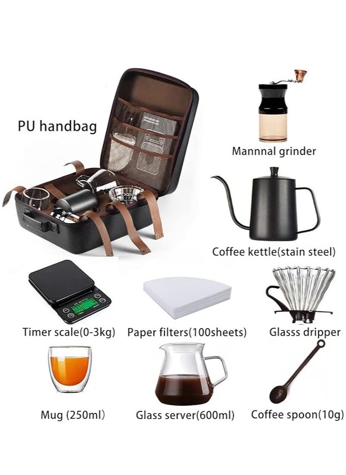 طقم V60 مكون من 12 قطعة لتنقيط القهوة مع حقيبة أدوات - pzsku/Z1E35221AC90D099D938DZ/45/_/1723920918/6de57589-c9d4-422f-8b57-31719377d93f
