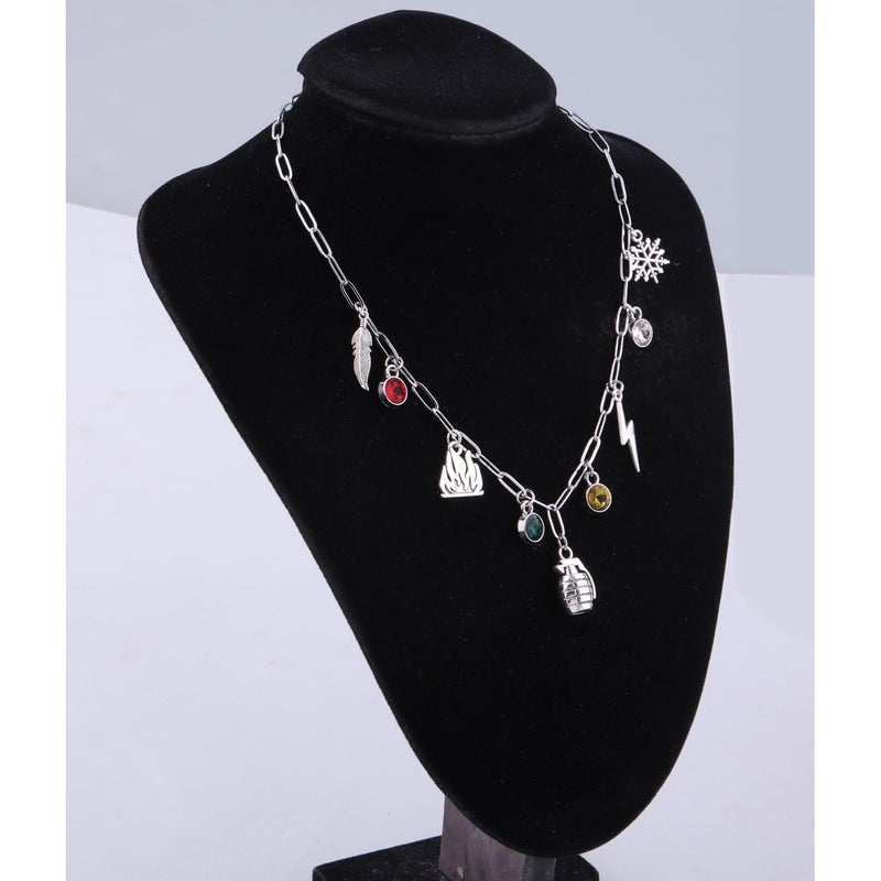MAOFAED Japan Anime Charms Necklace for Fans, Paperclip Chain Necklace for Men Women, Anime Lover Gift (herolinkNE) - Image 5