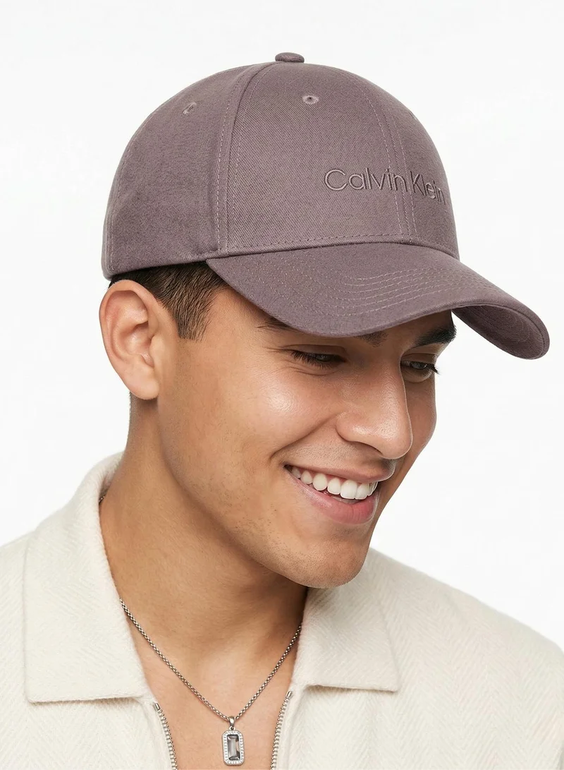 CALVIN KLEIN Charcoal Gray Logo Curve Peak Cap  | Best Price UAE