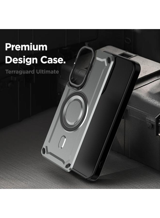 S-TOP Case For Samsung Galaxy A56 5G MagSafe PC Phone Case with Lens Holder - Image 5