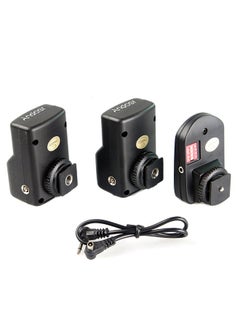 Universal 16 Channels Radio Wireless Remote Speedlite Flash Trigger 1 Transmitter & 2 Receivers
