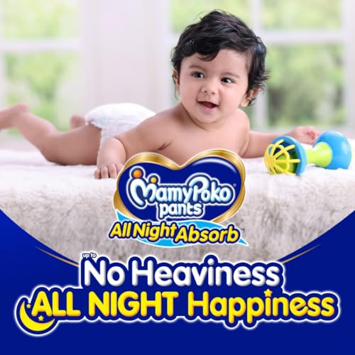 MamyPoko Pants All Night Absorb Baby Diapers, Medium (M), 16 Count 7-12 kg - Image 4