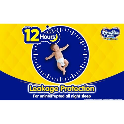 MamyPoko Pants All Night Absorb Baby Diapers, Medium (M), 16 Count 7-12 kg - Image 5