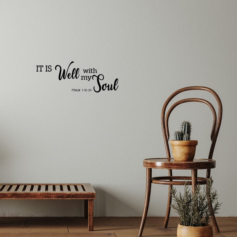 BBTO Bible Verse Wall Stickers Inspirational Quote Wall Decals Religious Motivational Scripture Sticker Peel and Stick for Bedroom Living Room Office Bathroom(Be Brave) - Image 3
