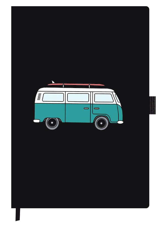 Theodor Designer A5 Thick Black Hardcover Notebook Van - Image 1