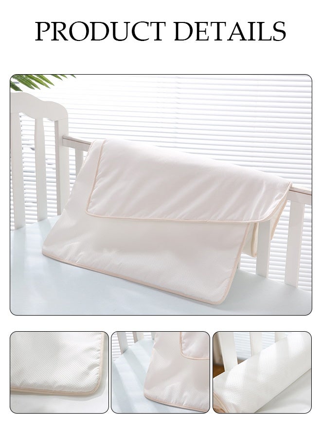 DUNISO Baby Crib Mattress，Baby Quilt,Anti Slip Mat，Baby Crawling Pad，140x70cm，Breathable Fabric，Can Be Used for Children's DIY Canvas - Image 3