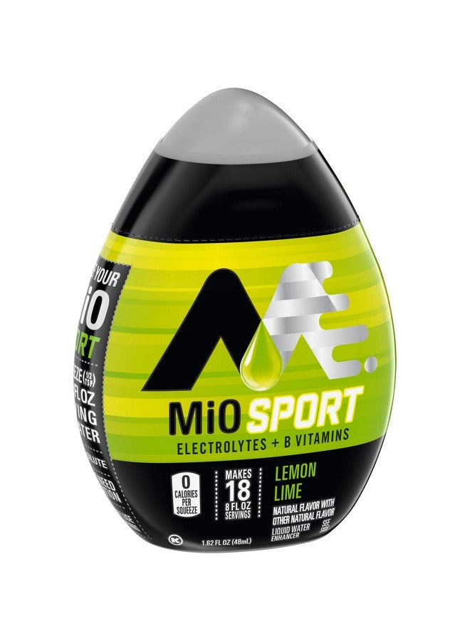 ميو معزز الماء السائل من Mio Sport، بنكهة الليمون والليمون الأخضر، 1.62 أونصة (عبوة من 6 قطع) - Image 3
