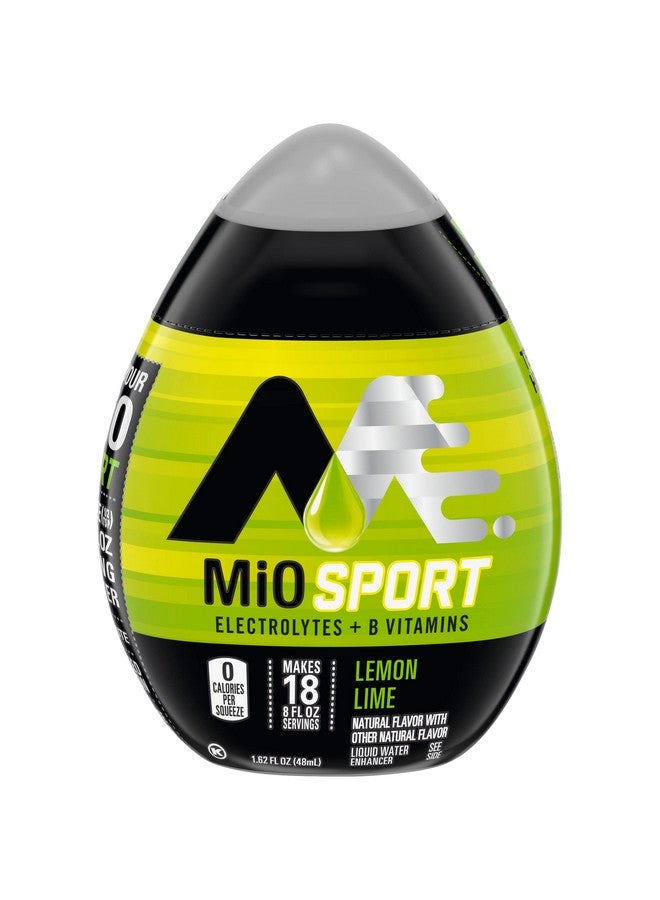 ميو معزز الماء السائل من Mio Sport، بنكهة الليمون والليمون الأخضر، 1.62 أونصة (عبوة من 6 قطع) - Image 2