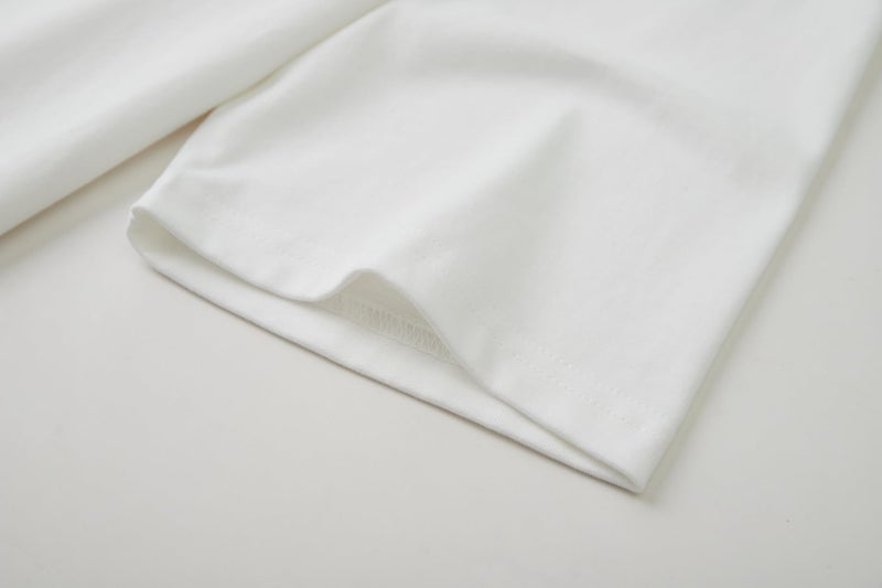 VEIISAR Men's Heavy Weight Crew Neck T-Shirt Mens Premium Cotton Tee White XL - Image 5