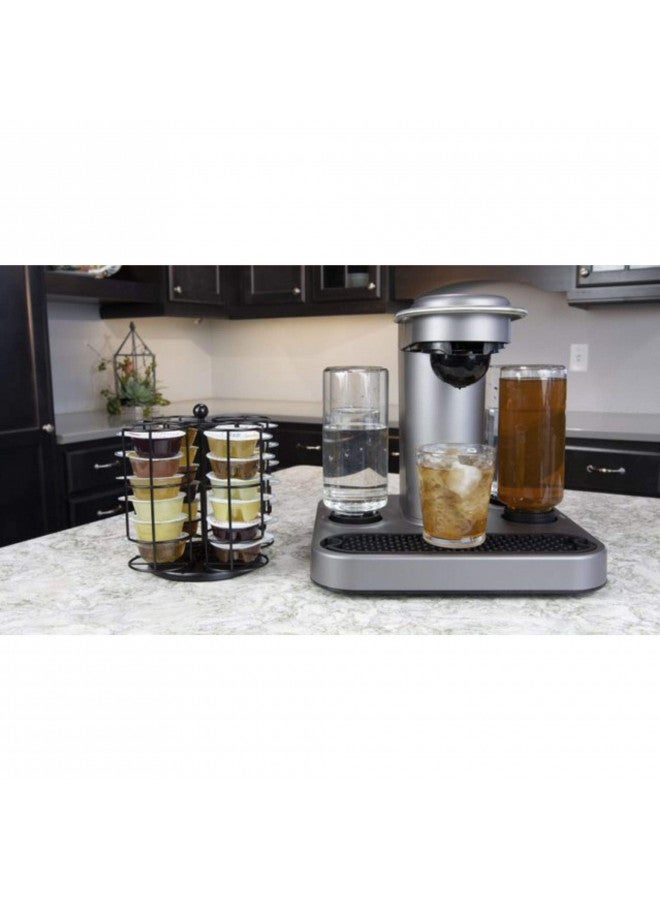 Nifty Solutions Compatible with Bartesian Cocktail Holds up to 24 Capsule Pods, Spins 360-Degrees, Medium (Pack of 1), Black - Image 1