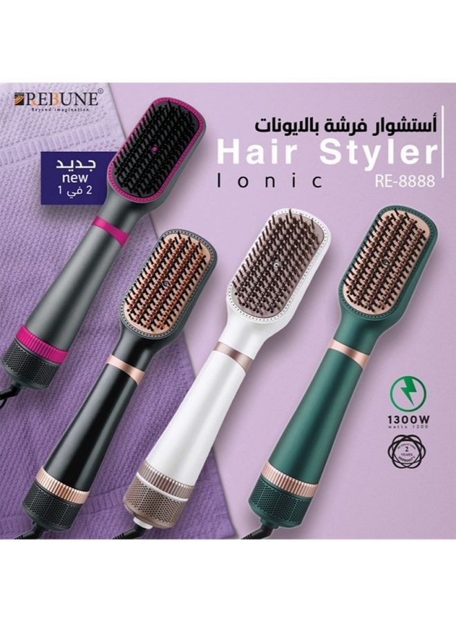 ريبون مصفف شعر بخطوة واحدة RE-8888 أبيض لؤلؤي - Image 3