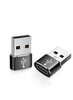 Angmei USB to USB C Adapter (2Pcs)【10Gbps Transfer】 Type C to USB 3.0 OTG Adapter USB C Converter Compatible for【Samsung S24 Ultra Series】【iPhone 15 16 Pro Max】iPad,MacBook,Tablets,USB C Earphone  - Image 1