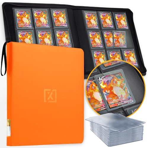 HOMEXPRO X PRO Top Load Card Binder Compatible with Toploading Card Cases Fits 252 20 Premium Loaders Included 9Pocket Ringless DoubleSided Pages Storage for TCG Sports Cards - Image 1