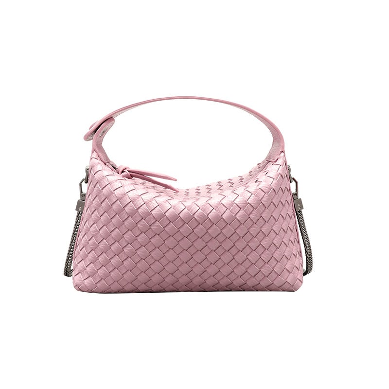 Handwoven Ladies Lunch Box Tote Fashionable Versatile Shoulder BagB1730# light purple B1730# light purple 