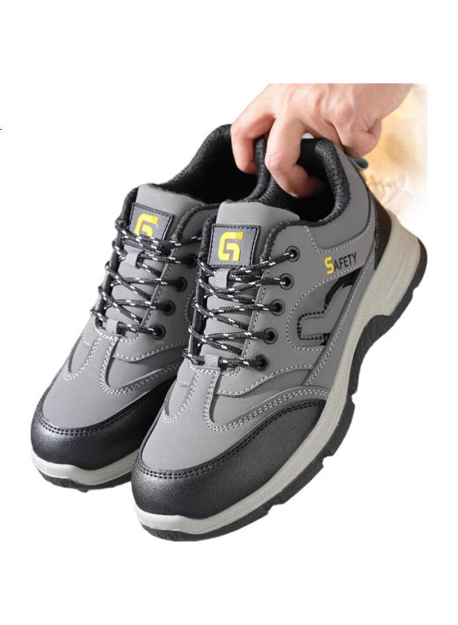 GUYISA Men'S Steel Toe Safety Shoes Anti-Smashing Anti-Piercing Waterproof Abrasion-Resistant Lightweight Safety Work Shoes F116 Size 44 - Image 3