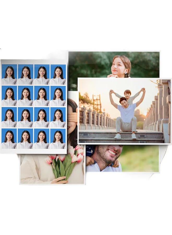 Deli 7-Inch 230G High Gloss Photo Paper, Photo Printing Paper, 100 Sheets/Pack, 11820 - Image 1