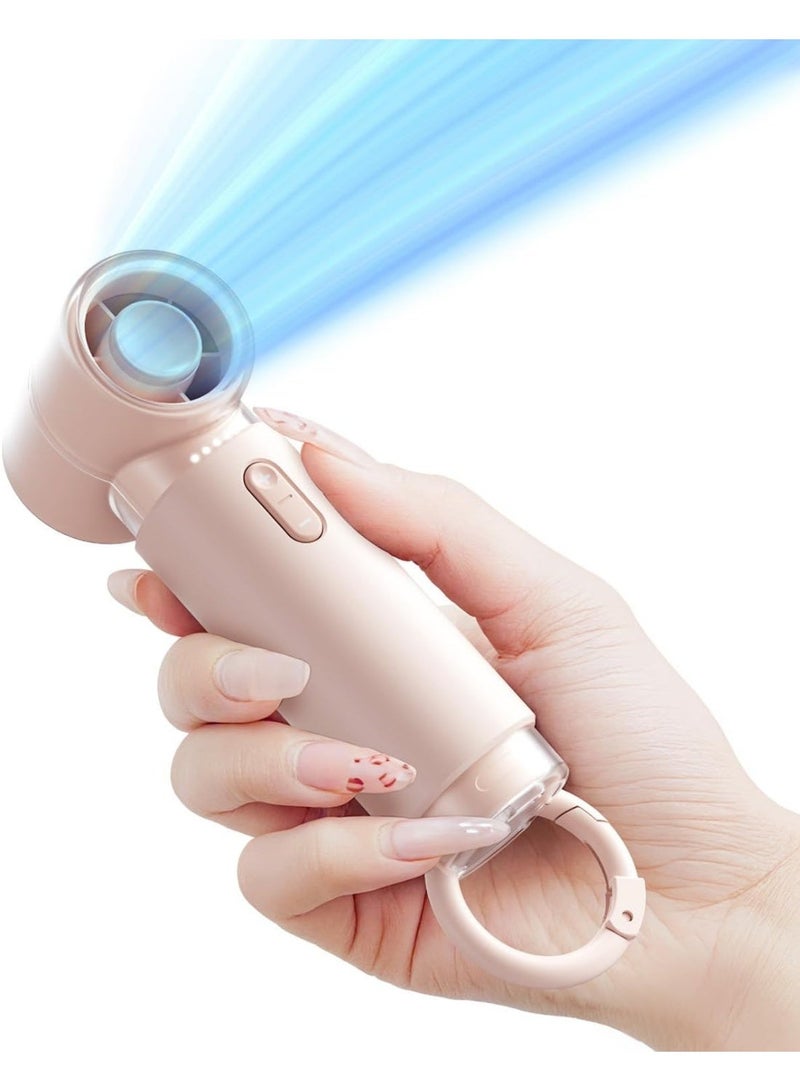 WSKEN Portable Handheld Mini Fan - Custom Small Pocket Design [Powerful 20,000 RPM Turbo Motor & 3,000mAh Battery, Max Life 10 Hours, USB Rechargeable] 5 Velocid - Image 1