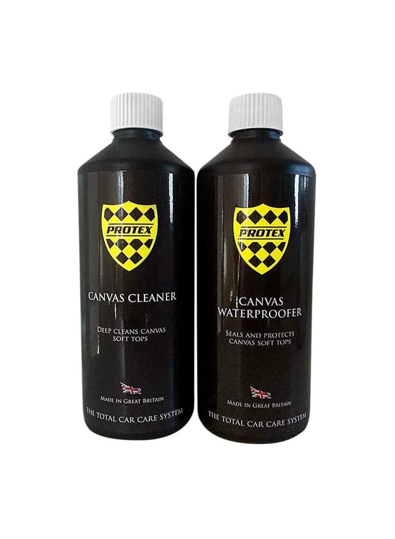 PROTEX Car care kit with fabric cleaner and waterproof 500ml