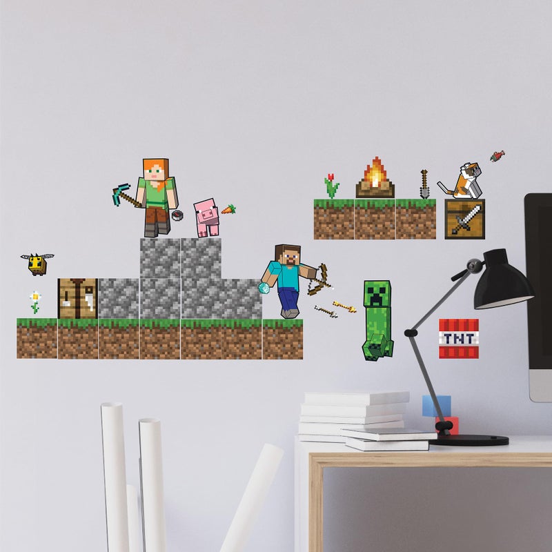 RoomMates Minecraft Blocks Build Your Own Wall Decals, RMK5581SCS - Image 3