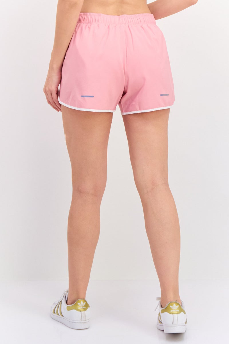 asics Women Sportswear Fit Running Shorts, Pink - Image 3