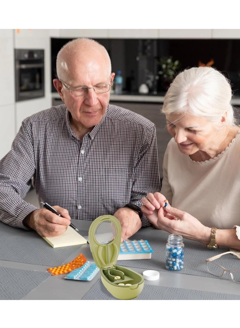 Modern design pill cutter and organizer – 2 in 1 for precise division and safe storage - Image 5