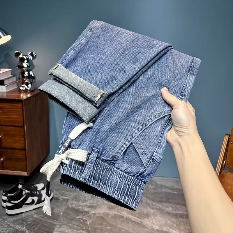 Unisex Classic Denim Jeans Loose Fit Daily Outdoor Wear - Image 4
