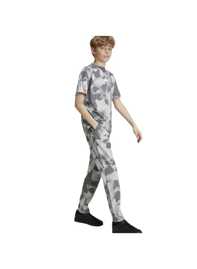 Adidas adidas J Fi Aop Pt Grey Training Pants 7-8Y  - Image 3