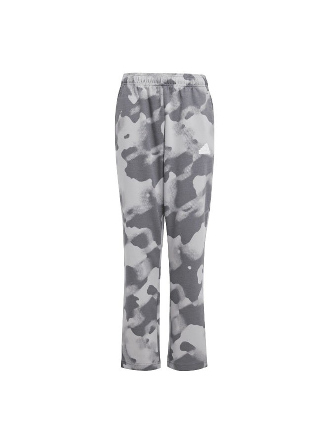 Adidas adidas J Fi Aop Pt Grey Training Pants 7-8Y  - Image 2