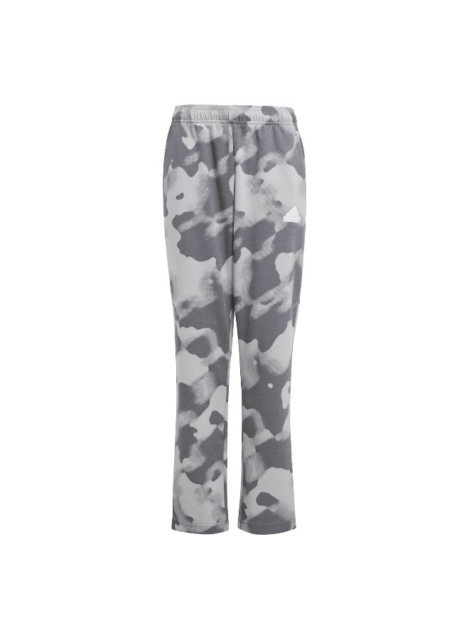 Adidas adidas J Fi Aop Pt Grey Training Pants 7-8Y  - Image 1