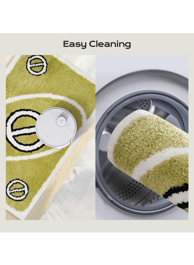 Ins Style Girl Imitation Cashmere Bedroom Bedside Blanket Bathroom Water-Absorbing Non-Slip Floor Mat Bathtub Foot Mat (40*60cm) - Image 3