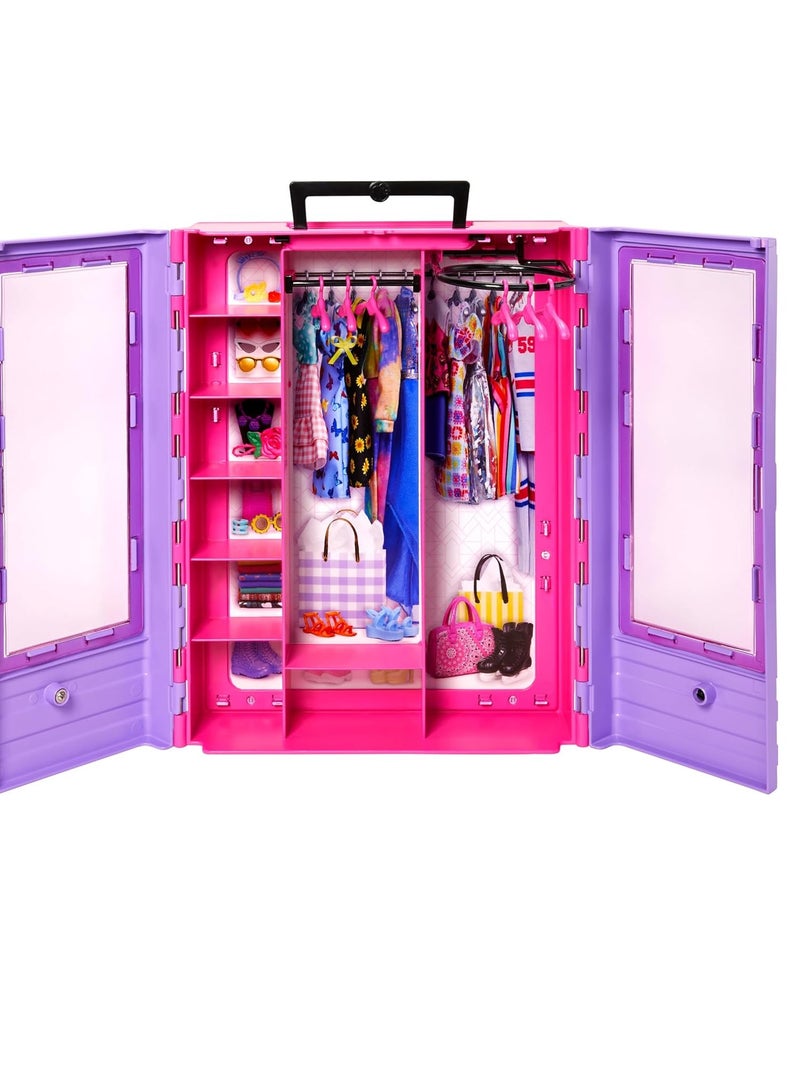 باربي إكسسوار خزانة الملابس المثالي من Fashionistas، 6 شماعات، لعمر 3 سنوات فما فوق - Image 4