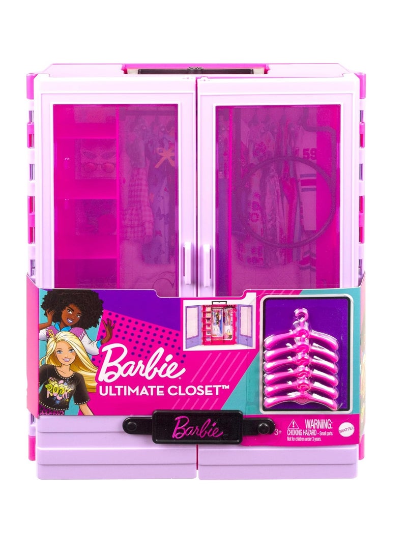 باربي إكسسوار خزانة الملابس المثالي من Fashionistas، 6 شماعات، لعمر 3 سنوات فما فوق - Image 2