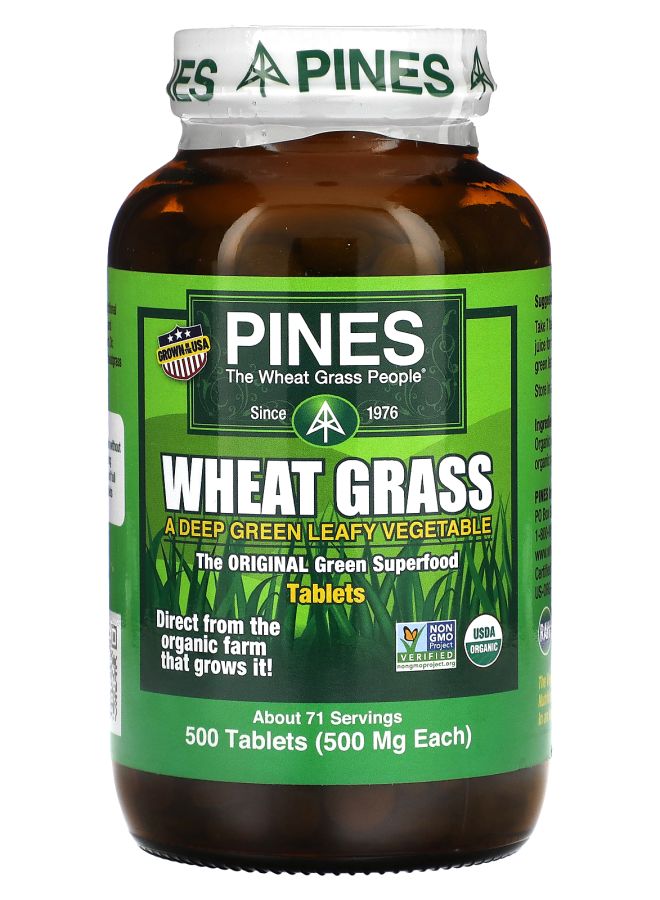 Wheat Grass 500 mg 500 Tablets