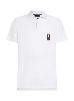 TOMMY HILFIGER Graphic Short Sleeve Polo Shirt  - Image 5