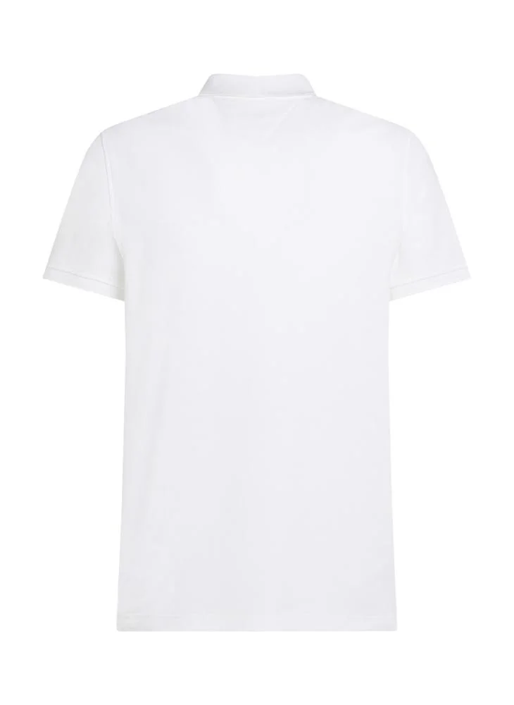 تومي هيلفيغر Graphic Short Sleeve Polo Shirt