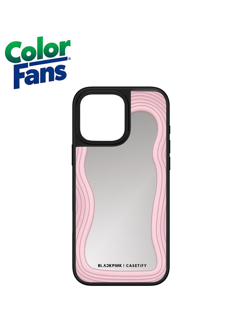 iPhone 12 Pro Max Elegant Wavy Mirror Case  - Soft Pink Waves - pzsku/Z1E36AF921E1E29343083Z/45/_/1735448668/5b7e73f1-9771-47f2-9af7-45dea281bfb8